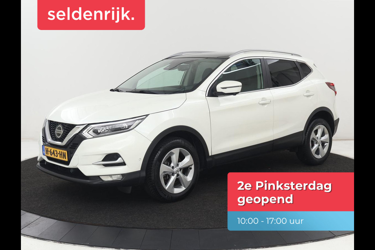 Nissan QASHQAI 1.3 DIG-T Business Edition | Panoramadak | Stoelverwarming | Trekhaak | Adaptive cruise | Leder | 360 Camera | Carplay | Keyless | Navigatie | Full LED | Side Assist | Elektrische stoelen