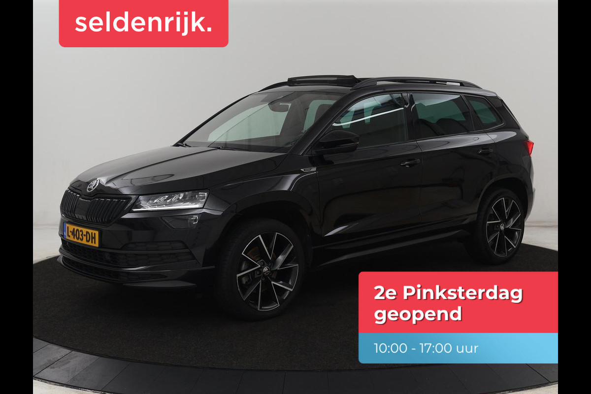 Škoda Karoq 1.5 TSI Sportline | Panoramadak | Stoelverwarming | Virtual Cockpit | Adaptive cruise | Canton Audio | Camera | File Assistent | Keyless | Side Assist | Full LED | Navigatie