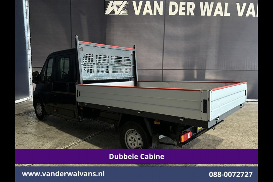 Peugeot Boxer 2.2 Blue HDi 140pk Pick-up 7 Persoons Dubbele cabine open laadbak Euro6 Airco | 7-Zits | 3000kg trekvermogen / 1253kg laadvermogen