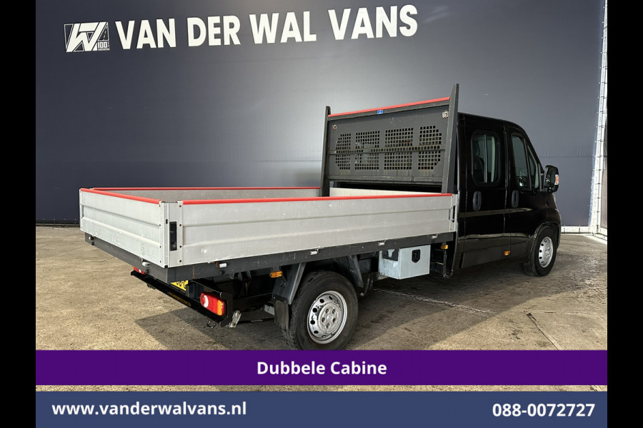 Peugeot Boxer 2.2 Blue HDi 140pk Pick-up 7 Persoons Dubbele cabine open laadbak Euro6 Airco | 7-Zits | 3000kg trekvermogen / 1253kg laadvermogen