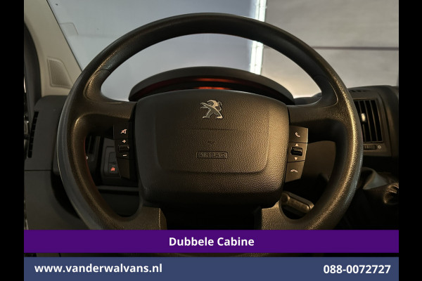 Peugeot Boxer 2.2 Blue HDi 140pk Pick-up 7 Persoons Dubbele cabine open laadbak Euro6 Airco | 7-Zits | 3000kg trekvermogen / 1253kg laadvermogen