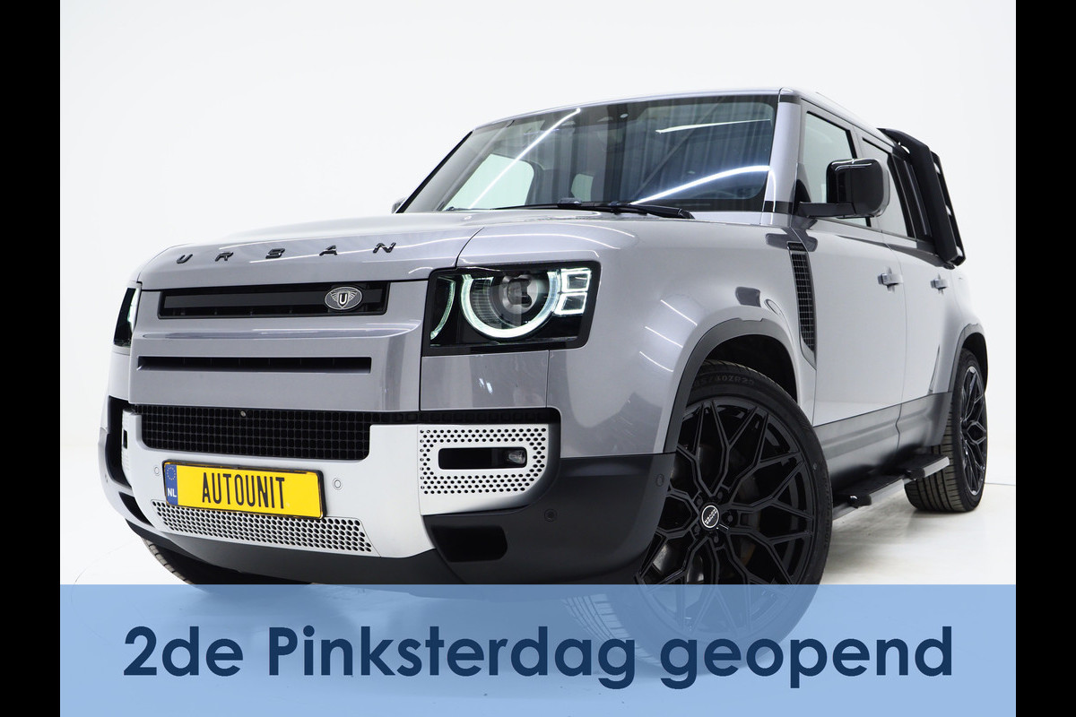 Land Rover Defender 110 2.0 P400e Urban Look | Panoramadak | Explorer Pack | Sidesteps | Meridian | 360 | Keyless | Trekhaak