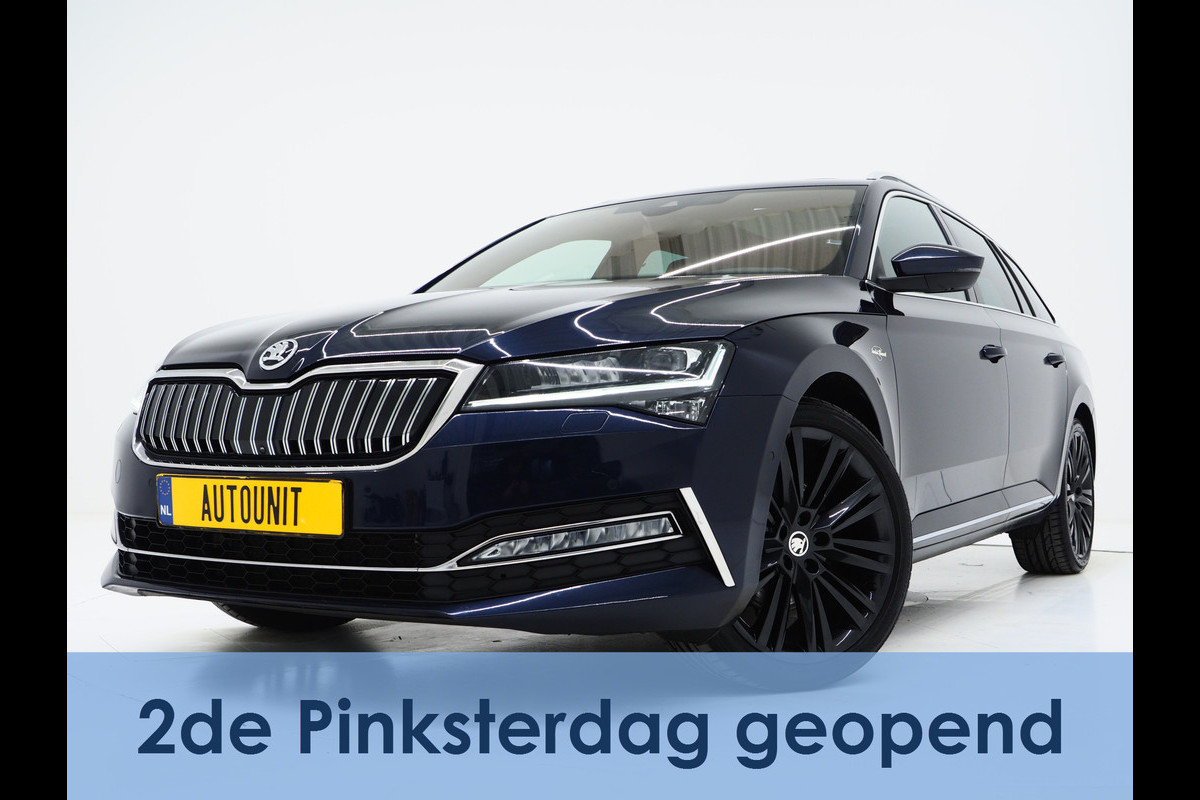 Škoda Superb Combi 1.4 TSI iV Laurin & Klement | Panoramadak | Canton | Trekhaak | Leder | 360 | Keyless | Adaptive Cruise | Carplay