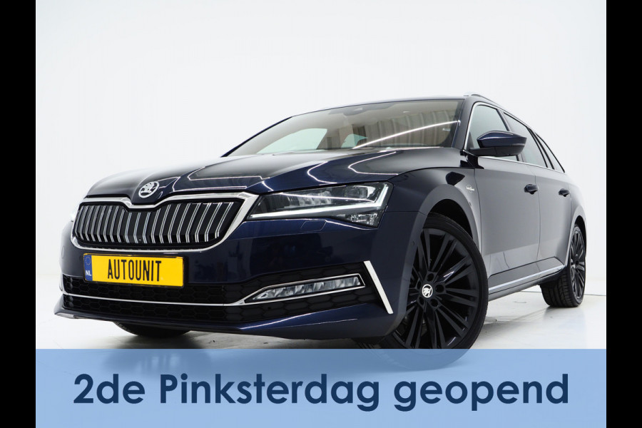 Škoda Superb Combi 1.4 TSI iV Laurin & Klement | Panoramadak | Canton | Trekhaak | Leder | 360 | Keyless | Adaptive Cruise | Carplay