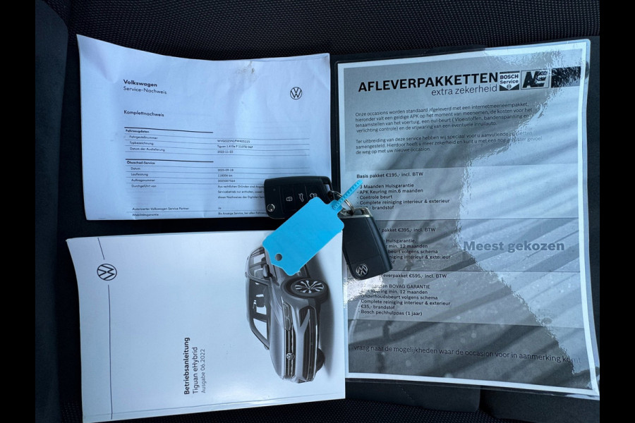 Volkswagen Tiguan 1.4 TSI eHybrid Elegance 180 kw / 245 Pk IQ LIGHT / TREKHAAK / ELEKT KLEP / ERGO COMFORT MASS STOEL / CAM / NAVI