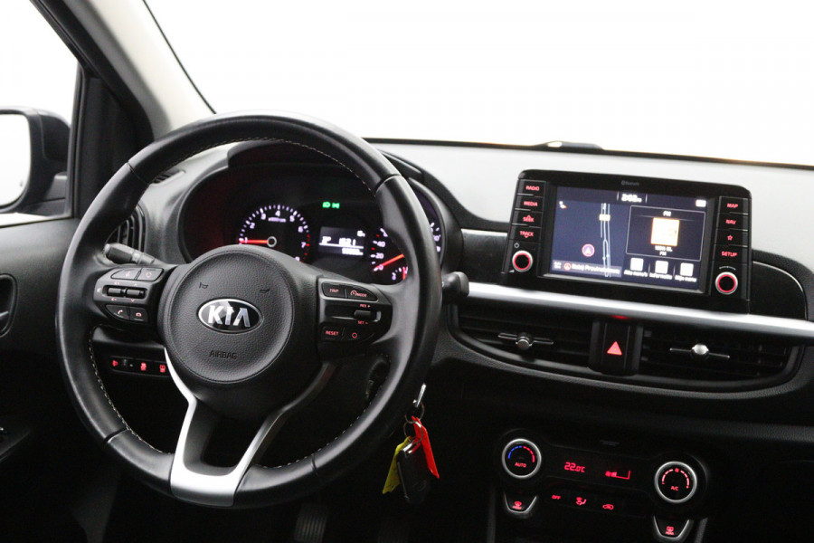 Kia Picanto 1.0 CVVT 67 PK DynamicPlusLine, Leder, Cruise Control, Camera, Navigatie, Bluetooth