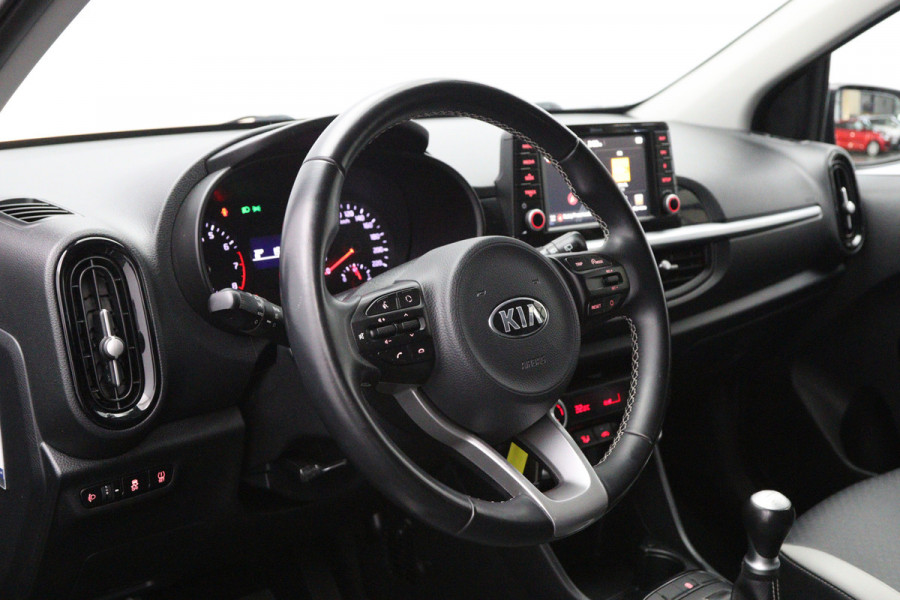 Kia Picanto 1.0 CVVT 67 PK DynamicPlusLine, Leder, Cruise Control, Camera, Navigatie, Bluetooth
