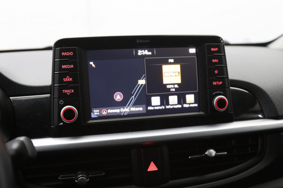 Kia Picanto 1.0 CVVT 67 PK DynamicPlusLine, Leder, Cruise Control, Camera, Navigatie, Bluetooth
