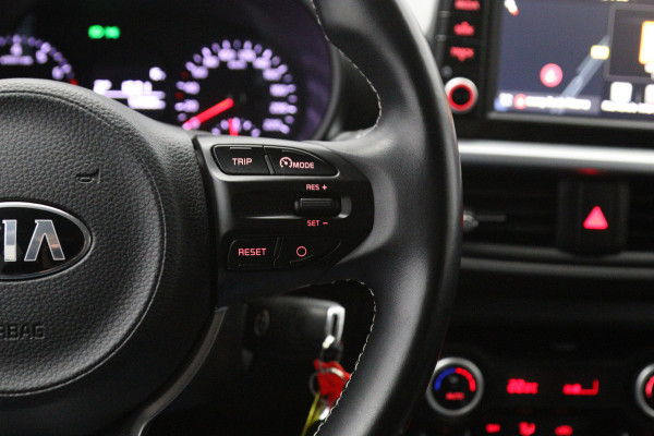 Kia Picanto 1.0 CVVT 67 PK DynamicPlusLine, Leder, Cruise Control, Camera, Navigatie, Bluetooth