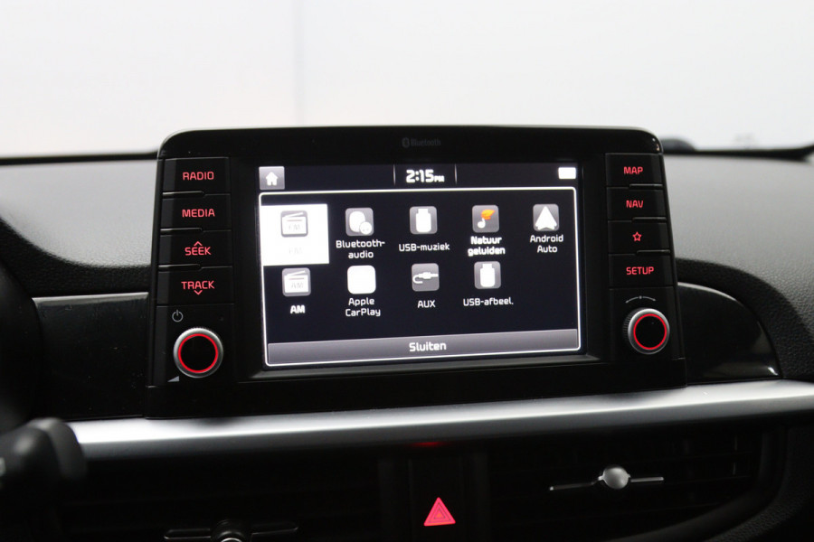 Kia Picanto 1.0 CVVT 67 PK DynamicPlusLine, Leder, Cruise Control, Camera, Navigatie, Bluetooth