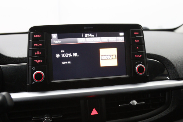 Kia Picanto 1.0 CVVT 67 PK DynamicPlusLine, Leder, Cruise Control, Camera, Navigatie, Bluetooth