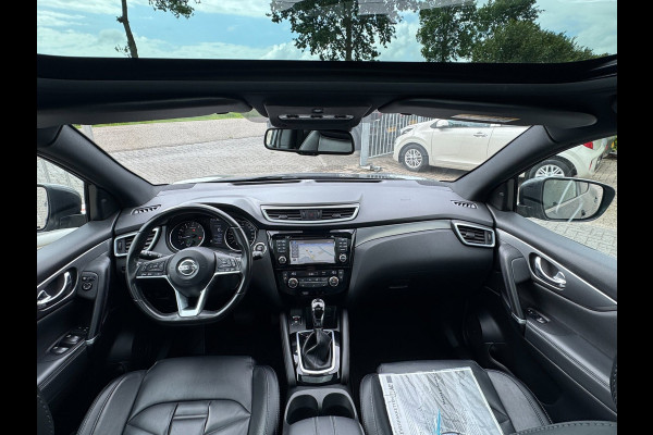 Nissan QASHQAI 1.2 Tekna+ 360 CAMERA / STOELVERW. / PANO / NAVI / PDC / TREKHAAK / LEDER / CRUISE / ECC / ELEKTR INKL SPIEG