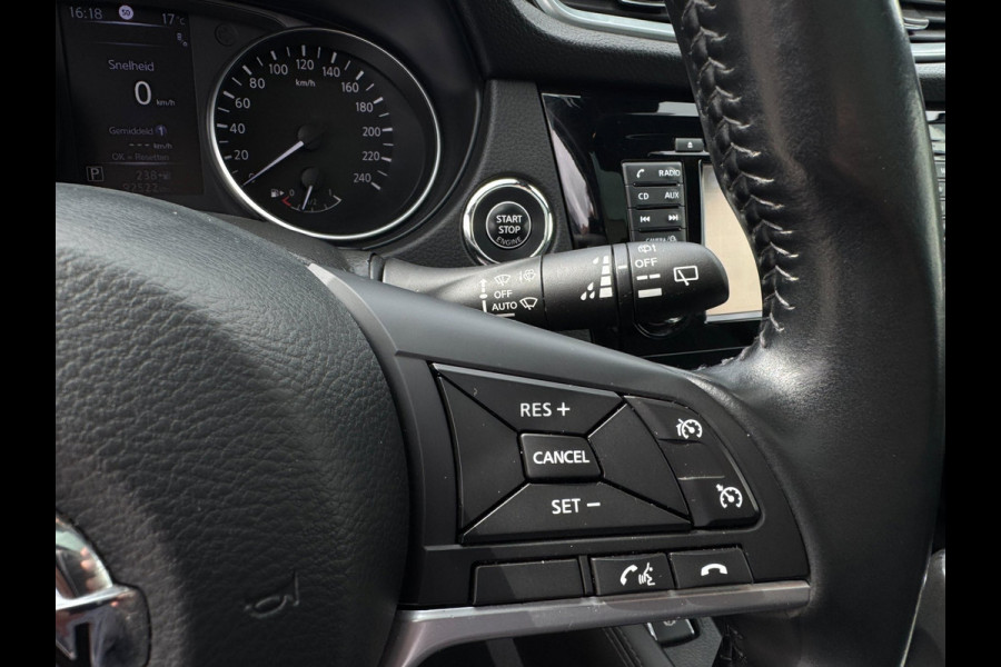 Nissan QASHQAI 1.2 Tekna+ 360 CAMERA / STOELVERW. / PANO / NAVI / PDC / TREKHAAK / LEDER / CRUISE / ECC / ELEKTR INKL SPIEG