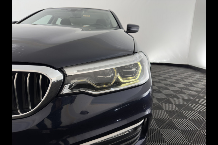 BMW 5 Serie Touring 520d High Executive *LEATHER | FULL-LED | MEMORY-PACK | HEATED-COMFORTSEATS | NAVI-FULLMAP | ECC | PDC | CRUISE | KEYLESS | TOWBAR |  20''ALU*