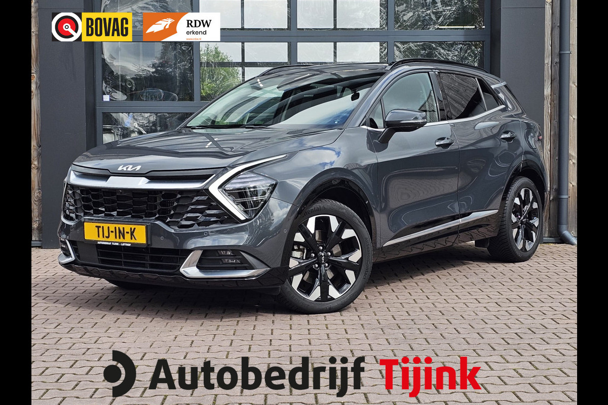 Kia Sportage 1.6 T-GDi Plug-in Hybrid AWD Spirit | Pano | LED | Trekhaak | Stoel & stuurverwarming | Keyless | Elek. achterklep | Elek. stoelen | ACC | All- seasons | Black pack |