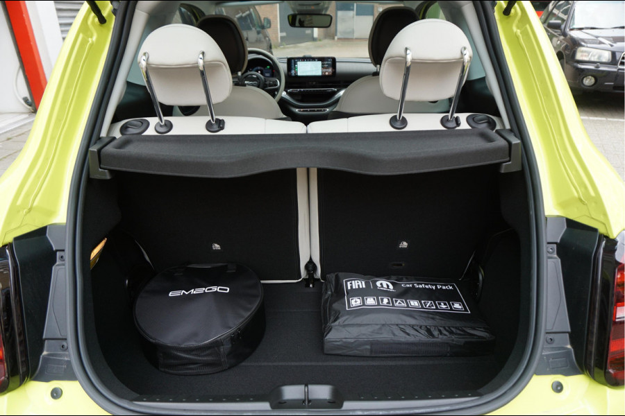 Fiat 500 e La Prima | Ultra Luxe | Leer | Panorama | Adaptive cruise + Lane | Apple Carplay | 17inck Sportvelgen | Full LED | Acid Yellow