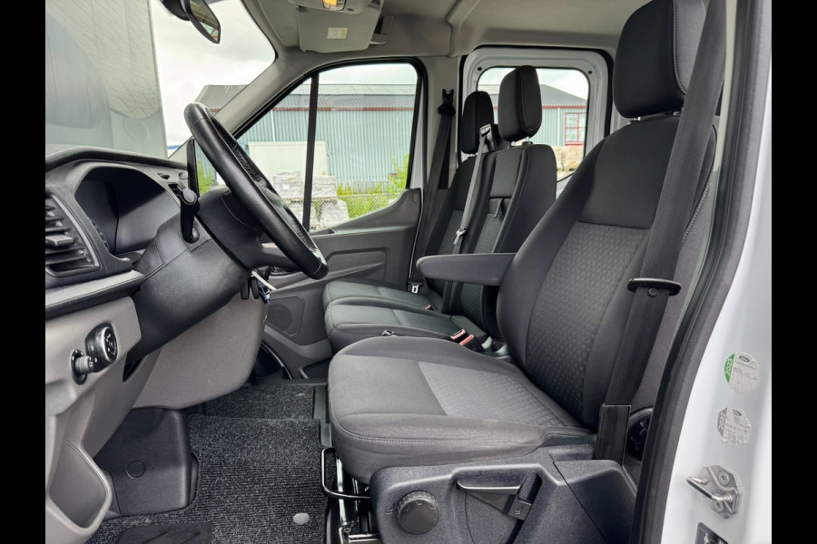 Ford Transit 350 2.0 TDCI L2H1 DC 4WD | Huif | CarPlay | Navi | Cruise | 7-persoons | Standkachel | Airco | Trekhaak | AWD 4x4