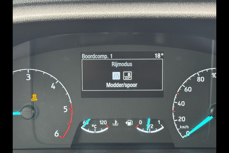 Ford Transit 350 2.0 TDCI L2H1 DC 4WD | Huif | CarPlay | Navi | Cruise | 7-persoons | Standkachel | Airco | Trekhaak | AWD 4x4