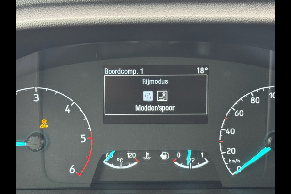 Ford Transit 350 2.0 TDCI L2H1 DC 4WD | Huif | CarPlay | Navi | Cruise | 7-persoons | Standkachel | Airco | Trekhaak | AWD 4x4