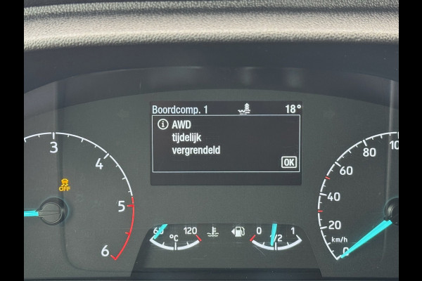 Ford Transit 350 2.0 TDCI L2H1 DC 4WD | Huif | CarPlay | Navi | Cruise | 7-persoons | Standkachel | Airco | Trekhaak | AWD 4x4