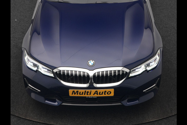 BMW 3 Serie Touring 330e Luxury Line PHEV 293pk Dealer O.H. | Trekhaak Af Fabriek | Panodak | Head Up | Adaptive Cruise | Laser LED | Camera | Lederen Comfortstoelen Verwarmd | Sfeerverlichting | Keyless | Blis | Apple Carplay | Navigatie | DAB | Plug In Hybrid |