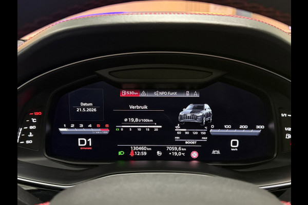 Audi SQ7 4.0 TDI Quattro 435pk Exclusive | Panoramadak | Trekhaak | Head-Up Display | Nachtzicht | Luchtvering| Carbon