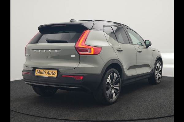 Volvo XC40 Recharge Ultimate 67 kWh 231pk Dealer O.H. | Trekhaak Af Fabriek | Panodak | Adaptive Cruise | 360 Camera | Harman / Kardon | Warmtepomp | Sportstoelen Memory & Verwarmd | Keyless | Blis | Stuur Verwarmd | Google Assistent | DAB |