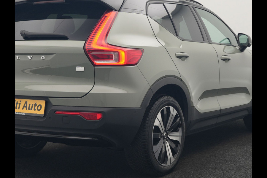 Volvo XC40 Recharge Ultimate 67 kWh 231pk Dealer O.H. | Trekhaak Af Fabriek | Panodak | Adaptive Cruise | 360 Camera | Harman / Kardon | Warmtepomp | Sportstoelen Memory & Verwarmd | Keyless | Blis | Stuur Verwarmd | Google Assistent | DAB |