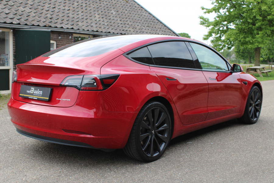 Tesla Model 3 Long Range AWD 75 kWh SOh 91,5% LEER PANO NAVI