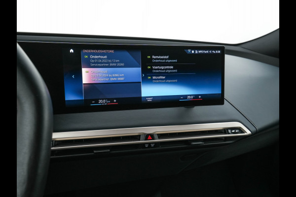 BMW iX xDrive40 High Executive 77 kWh [ 3-Fase ] (INCL-BTW) *PANO | HEAD-UP | SOFT-CLOSE | LEATHER | TOPVIEW | FULL-LED | MEMORY-PACK | HARMAN/KARDON | BLINDSPOT | WIDESCREEN-COCKPIT | HEATED-COMFORTSEATS | DAB | AMBIENTLIGHT | TOWBAR | 22'