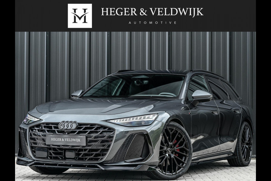 Audi A6 Avant 3.0 TFSI 368PK Quattro S-Edition | Achterasbesturing | B&O | Head-up | Luchtvering | 360 Camera | Carbon inleg | Panoramadak | Soft close | Memory seats | Elektr. verst. stuur |