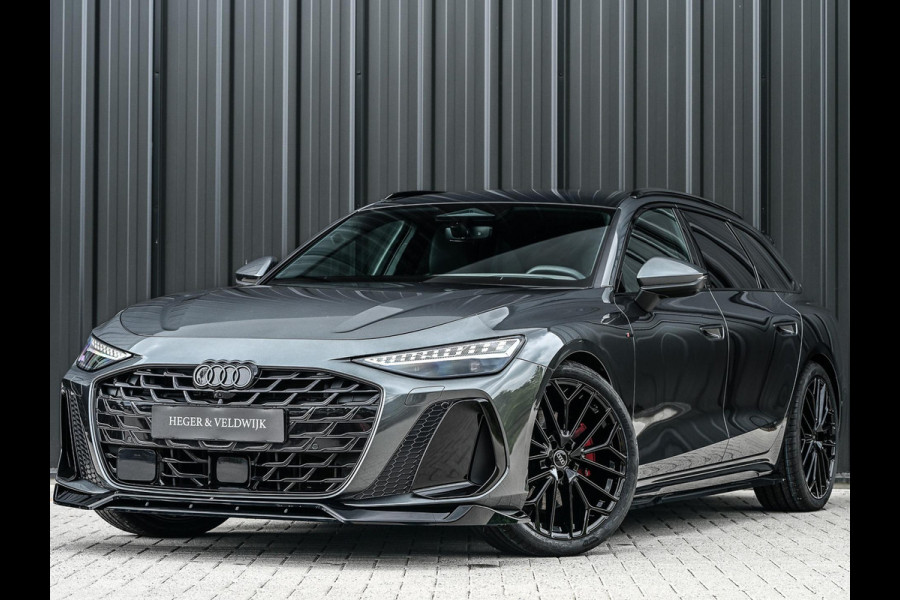 Audi A6 Avant 3.0 TFSI 368PK Quattro S-Edition | Achterasbesturing | B&O | Head-up | Luchtvering | 360 Camera | Carbon inleg | Panoramadak | Soft close | Memory seats | Elektr. verst. stuur |