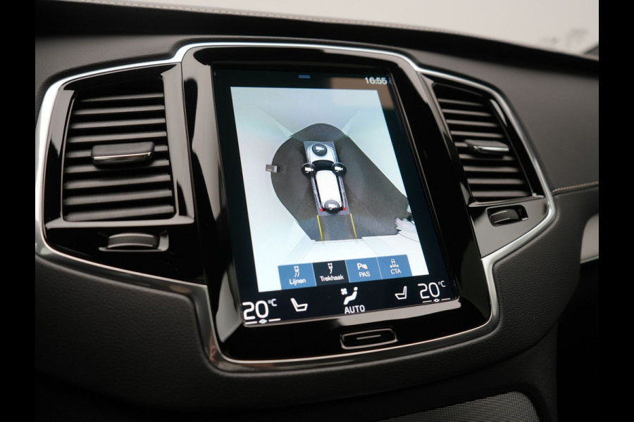 Volvo XC90 T8 Recharge AWD Ultimate Dark LONG RANGE 7 Persoons PHEV 455pk Dealer O.H. | Trekhaak Af Fabriek | Panodak | Head Up | Adaptive Cruise | Harman / Kardon | Lederen Sportstoelen Memory & Verwarmd | 360 Camera | Keyless | Blis | Stuur Verwarmd | 22"L.M | Plug In Hybrid |