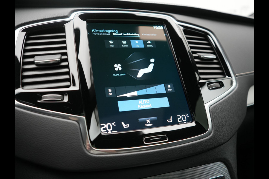 Volvo XC90 T8 Recharge AWD Ultimate Dark LONG RANGE 7 Persoons PHEV 455pk Dealer O.H. | Trekhaak Af Fabriek | Panodak | Head Up | Adaptive Cruise | Harman / Kardon | Lederen Sportstoelen Memory & Verwarmd | 360 Camera | Keyless | Blis | Stuur Verwarmd | 22"L.M | Plug In Hybrid |