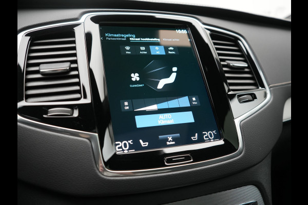 Volvo XC90 T8 Recharge AWD Ultimate Dark LONG RANGE 7 Persoons PHEV 455pk Dealer O.H. | Trekhaak Af Fabriek | Panodak | Head Up | Adaptive Cruise | Harman / Kardon | Lederen Sportstoelen Memory & Verwarmd | 360 Camera | Keyless | Blis | Stuur Verwarmd | 22"L.M | Plug In Hybrid |