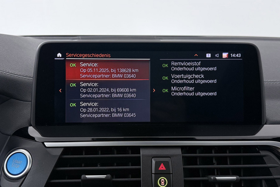 BMW iX3 High Executive 80 kWh M-pakket (1e eigenaar, NL-auto, Dealer OnderH, Panoramadak, Navi Pro, Leder, StoelV, Etc)