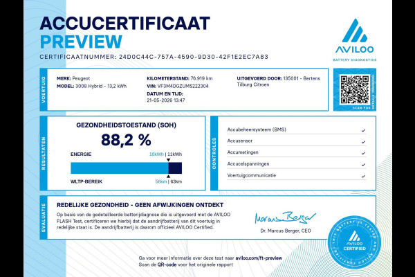Peugeot 3008 1.6 HYbrid 225 Allure Pack Business