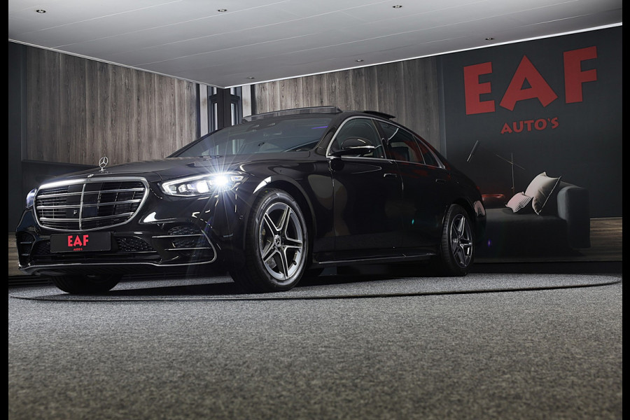 Mercedes-Benz S-Klasse 580 e 4MATIC AMG Line / Head Up / Chauffeurspakket / TV Schermen / 360 Camera / Burmester / Pano / Leder