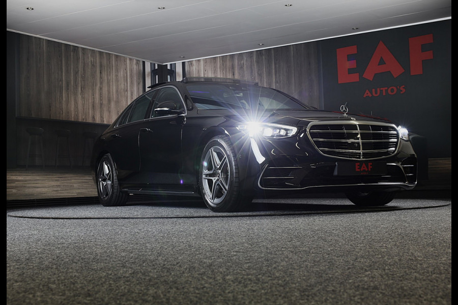 Mercedes-Benz S-Klasse 580 e 4MATIC AMG Line / Head Up / Chauffeurspakket / TV Schermen / 360 Camera / Burmester / Pano / Leder