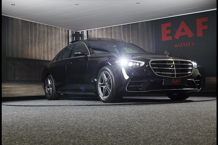 Mercedes-Benz S-Klasse 580 e 4MATIC AMG Line / Head Up / Chauffeurspakket / TV Schermen / 360 Camera / Burmester / Pano / Leder