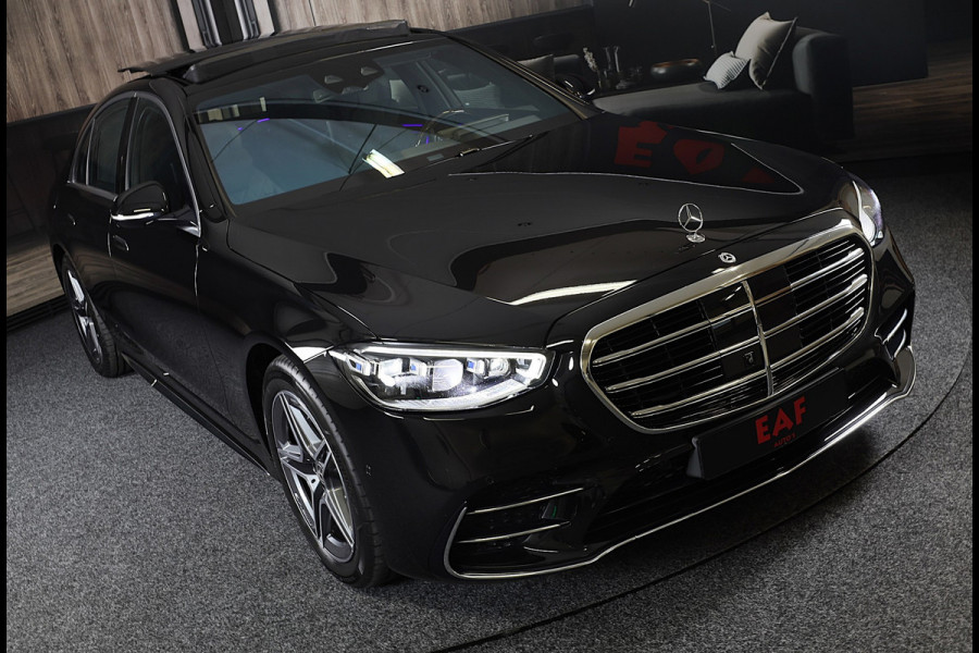 Mercedes-Benz S-Klasse 580 e 4MATIC AMG Line / Head Up / Chauffeurspakket / TV Schermen / 360 Camera / Burmester / Pano / Leder