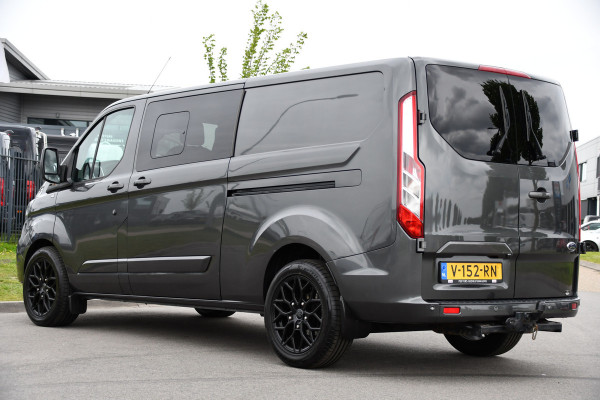 Ford Transit Custom 300 2.0 TDCI L2H1 Limited DC PB Edition Cruise, Camera, Carplay, LED, 2 x Schuifdeur, Stoelverwarming, 170pk, Trekhaak, NAVI, Uniek!