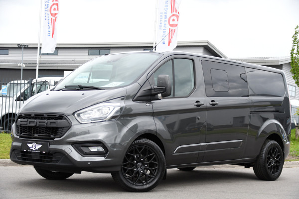Ford Transit Custom 300 2.0 TDCI L2H1 Limited DC PB Edition Cruise, Camera, Carplay, LED, 2 x Schuifdeur, Stoelverwarming, 170pk, Trekhaak, NAVI, Uniek!