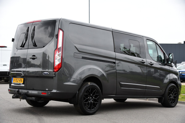 Ford Transit Custom 300 2.0 TDCI L2H1 Limited DC PB Edition Cruise, Camera, Carplay, LED, 2 x Schuifdeur, Stoelverwarming, 170pk, Trekhaak, NAVI, Uniek!