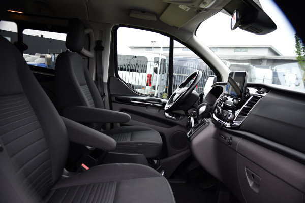 Ford Transit Custom 300 2.0 TDCI L2H1 Limited DC PB Edition Cruise, Camera, Carplay, LED, 2 x Schuifdeur, Stoelverwarming, 170pk, Trekhaak, NAVI, Uniek!