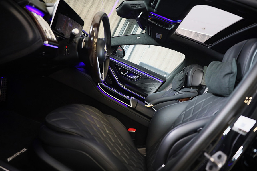 Mercedes-Benz S-Klasse 580 e 4MATIC AMG Line / Head Up / Chauffeurspakket / TV Schermen / 360 Camera / Burmester / Pano / Leder