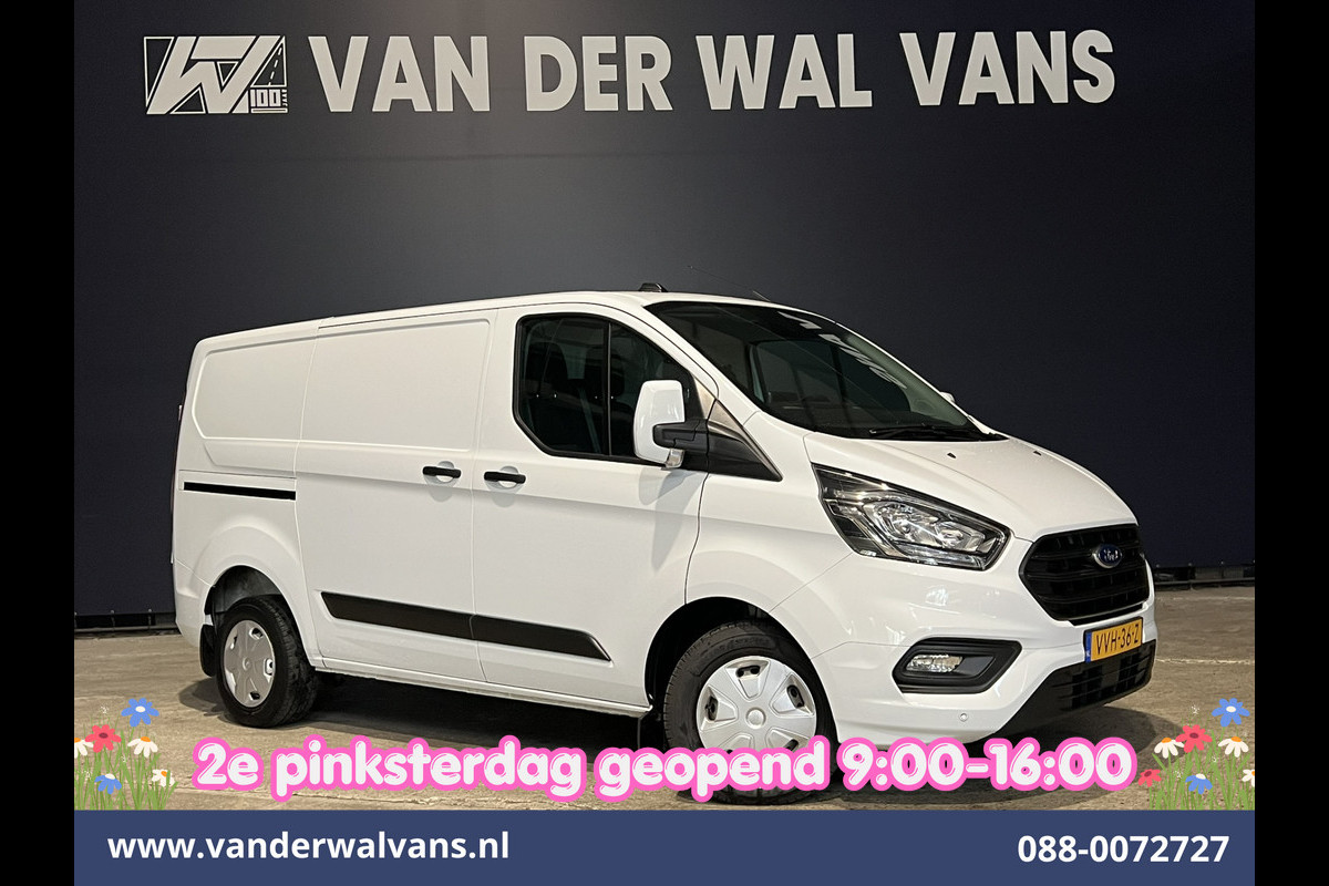 Ford Transit Custom 2.0 TDCI L1H1 Euro6 Airco | Navigatie | Camera | LED | Cruisecontrol Stoelverwarming Parkeersensoren, Verwarmde voorruit, Bijrijdersbank, 2500kg trekvermogen
