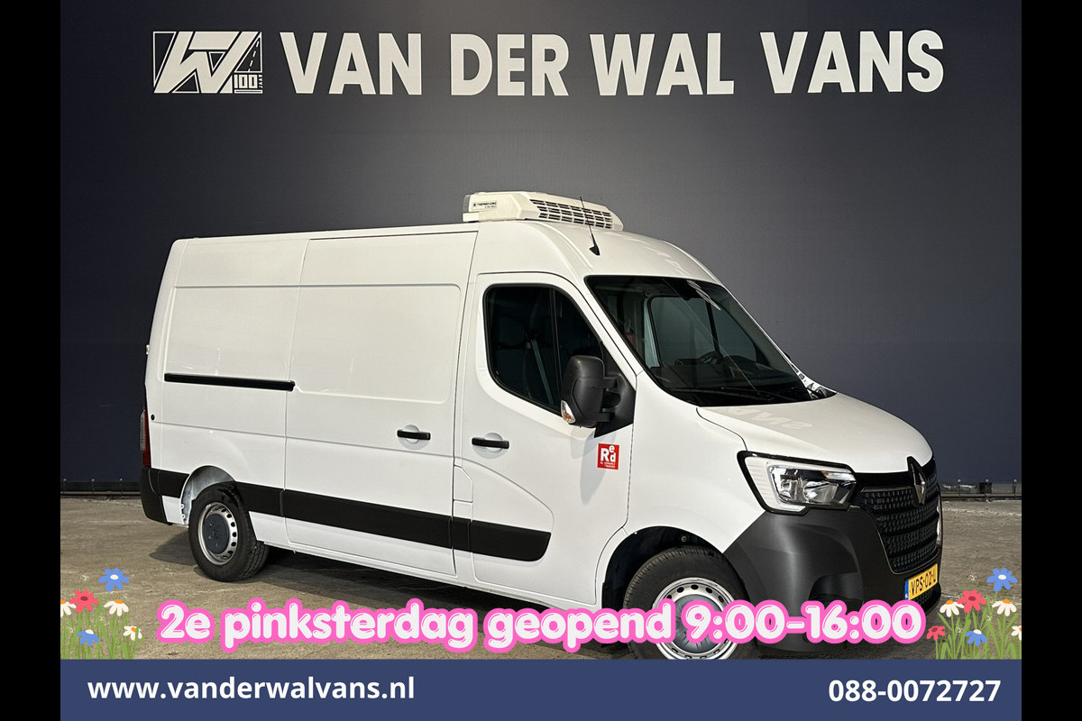 Renault Master 2.3 dCi 136pk L2H2 Koelwagen Thermoking V-300 MAX Vriezen -20°C tot verwarmen + 20°C Dag + Nacht Euro6 Airco | Navigatie Camera, 2500kg Trekhaak, Cruisecontrol, LED, Parkeersensoren, Bijrijdersbank