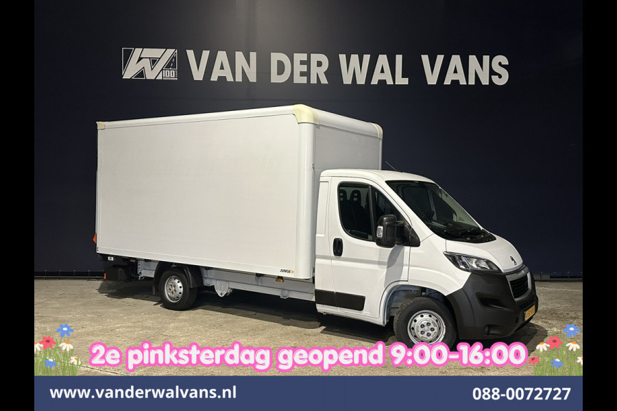 Peugeot Boxer 2.2 BlueHDi 141pk Bakwagen 436cm Lang Laadklep Euro6 Airco | Cruisecontrol | 1085kg laadvermogen Bijrijdersbank.