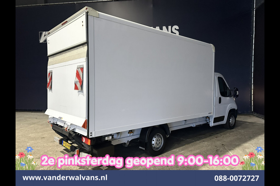 Peugeot Boxer 2.2 BlueHDi 141pk Bakwagen 436cm Lang Laadklep Euro6 Airco | Cruisecontrol | 1085kg laadvermogen Bijrijdersbank.